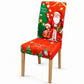 🎄🪑 Housse de Chaise Extensible de Noël – Dossier Haut, Ajustement Parfait et Décoration Festive