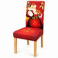 🎄🪑 Housse de Chaise Extensible de Noël – Dossier Haut, Ajustement Parfait et Décoration Festive