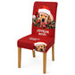 🎄🪑 Housse de Chaise Extensible de Noël – Dossier Haut, Ajustement Parfait et Décoration Festive