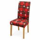 🎄🪑 Housse de Chaise Extensible de Noël – Dossier Haut, Ajustement Parfait et Décoration Festive