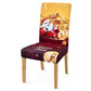 🎄🪑 Housse de Chaise Extensible de Noël – Dossier Haut, Ajustement Parfait et Décoration Festive