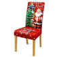 🎄🪑 Housse de Chaise Extensible de Noël – Dossier Haut, Ajustement Parfait et Décoration Festive