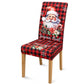 🎄🪑 Housse de Chaise Extensible de Noël – Dossier Haut, Ajustement Parfait et Décoration Festive