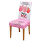 🎄🪑 Housse de Chaise Extensible de Noël – Dossier Haut, Ajustement Parfait et Décoration Festive