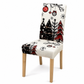 🎄🪑 Housse de Chaise Extensible de Noël – Dossier Haut, Ajustement Parfait et Décoration Festive