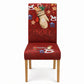 🎄🪑 Housse de Chaise Extensible de Noël – Dossier Haut, Ajustement Parfait et Décoration Festive