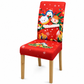 🎄🪑 Housse de Chaise Extensible de Noël – Dossier Haut, Ajustement Parfait et Décoration Festive