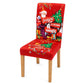 🎄🪑 Housse de Chaise Extensible de Noël – Dossier Haut, Ajustement Parfait et Décoration Festive