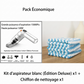 🧹🔋 Kit Aspirateur Sans Fil Haute Puissance pour Voiture – 10000 Pa, 400 g et Filtre HEPA Lavable