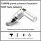 🧹🔋 Kit Aspirateur Sans Fil Haute Puissance pour Voiture – 10000 Pa, 400 g et Filtre HEPA Lavable