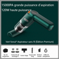 🧹🔋 Kit Aspirateur Sans Fil Haute Puissance pour Voiture – 10000 Pa, 400 g et Filtre HEPA Lavable