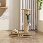 🐱🌿 Griffoir Interactif pour Chat avec Plumeau et Balles – Robuste, Stable et Protège vos Meubles