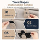 🕶️🚙 Porte-Lunettes Magnétique pour Pare-Soleil – Double Pince, Cuir Doublé et Range-Cartes Intégré
