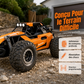 🏎️💨 Voiture RC Tout-Terrain – Haute Vitesse, 4 Roues Motrices et Phares LED