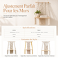 🪴✨ Étagère Murale Suspendue en Macramé – Tissée à la Main, Plateau en Bois et Style Bohème