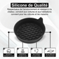 🚗🥤 Insert en Silicone pour Porte-Gobelet de Voiture – Antidérapant, Lavable et à Bord Surélevé