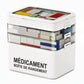🎁 Nouveautés 2026 : -50 % 💥 Grande boîte de rangement pour médicaments en plastique avec compartiments séparés à plusieurs niveaux, boîte de rangement portable pour premiers secours d'urgence familiale 💊📦