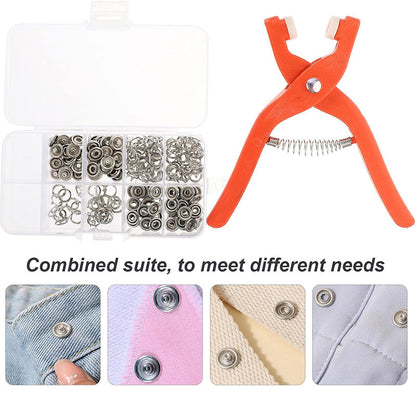 🧷✨ Kit Pince & Boutons-Pression Sans Couture – Pose Express en 5s, Zéro Fil & Fixation Métal Inoxydable
