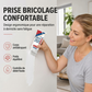 🏠🎨 Pâte de Retouche Murale avec Rouleau Intégré – Prête à l’Emploi, Mate et Facile à Appliquer