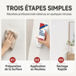 🏠🎨 Pâte de Retouche Murale avec Rouleau Intégré – Prête à l’Emploi, Mate et Facile à Appliquer