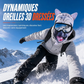 🏂🐾 Cagoule Coupe-Vent à Motif Animal – Respirante, Extensible et Conçue pour les Activités Hivernales