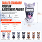 🏂🐾 Cagoule Coupe-Vent à Motif Animal – Respirante, Extensible et Conçue pour les Activités Hivernales