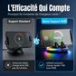 📱🚘 Support de Téléphone pour Voiture avec Charge Sans Fil – Puissance 15 W, Rotation 360° et Éclairage RGB