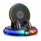 📱🚘 Support de Téléphone pour Voiture avec Charge Sans Fil – Puissance 15 W, Rotation 360° et Éclairage RGB