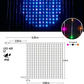 ✨🎶 Rideau lumineux LED – Motifs personnalisables, synchronisation musicale et usage intérieur/extérieur
