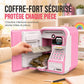 🏧💰 Tirelire Électronique pour Enfants Style Distributeur – Code d’Accès, Enroulement des Billets et Empreinte Simulée