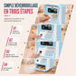 🏧💰 Tirelire Électronique pour Enfants Style Distributeur – Code d’Accès, Enroulement des Billets et Empreinte Simulée