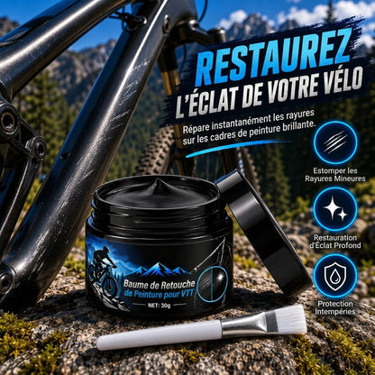 🚴🎨 Pâte de Retouche pour Cadre de Vélo avec Pinceau – Anti-Rayures, Application Facile et Finition Durable