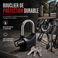 🔒🚨 Cadenas Antivol à Alarme 110 dB en Alliage d’Aluminium – Détection de Vibration, Anse Longue ou Courte et Piles Incluses