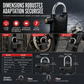 🔒🚨 Cadenas Antivol à Alarme 110 dB en Alliage d’Aluminium – Détection de Vibration, Anse Longue ou Courte et Piles Incluses