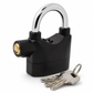 🔒🚨 Cadenas Antivol à Alarme 110 dB en Alliage d’Aluminium – Détection de Vibration, Anse Longue ou Courte et Piles Incluses