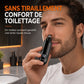 ✂️🔋 Tondeuse à Poils de Nez Rechargeable avec Tête Lavable – Douce, Pratique et Compacte
