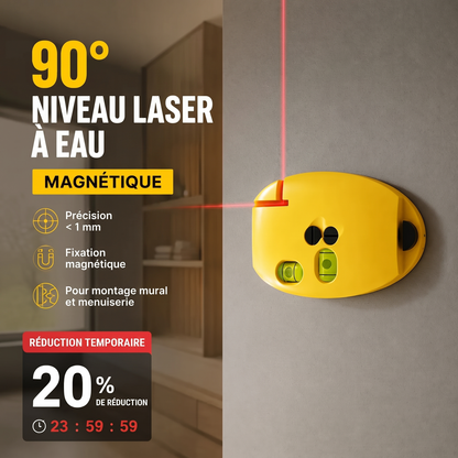 📐🔴 Niveau Laser Infrarouge à Angle Droit 90° – Précis, Durable et Compact