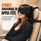 😴🧸 Ensemble Oreiller de Voyage Mémoire de Forme et Masque de Sommeil 3D – Confortable, Ergonomique et Pratique