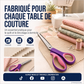 ✂️🧵 Ciseaux à cranter pour couture et loisirs créatifs – Lames en acier inoxydable, bord festonné et prise en main confortable