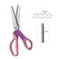 ✂️🧵 Ciseaux à cranter pour couture et loisirs créatifs – Lames en acier inoxydable, bord festonné et prise en main confortable
