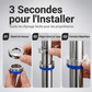 🚰🧲 Cache décoratif magnétique pour robinet et tuyau – En deux parties, sans outil et amovible