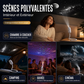 🌌💡 Lampe projecteur galaxie avec disques ciel étoilé – Projection modulable, col flexible et alimentation USB