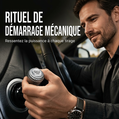 🚗⚙️ Cache-levier pour bouton de démarrage de voiture – En métal, adhésif et à clapet