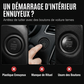🚗⚙️ Cache-levier pour bouton de démarrage de voiture – En métal, adhésif et à clapet