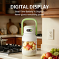 🥤🔋 Blender portable 1 000 ml – 12 lames, écran numérique et recharge USB