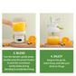 🥤🔋 Blender portable 1 000 ml – 12 lames, écran numérique et recharge USB
