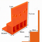 🛠️📐 Gabarit de positionnement pour panneaux d'armoire – Alignement, perçage et repères étagés