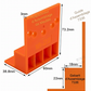 🛠️📐 Gabarit de positionnement pour panneaux d'armoire – Alignement, perçage et repères étagés