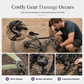 🚴🛡️ Protège-Dérailleur de Vélo en Acier – Arceau Anti-Chocs, Finition Noire et Montage sur Axe Arrière
