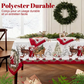 🎄🍽️ Nappe de Noël imprimée en polyester – Motifs festifs, tailles variées et entretien en machine